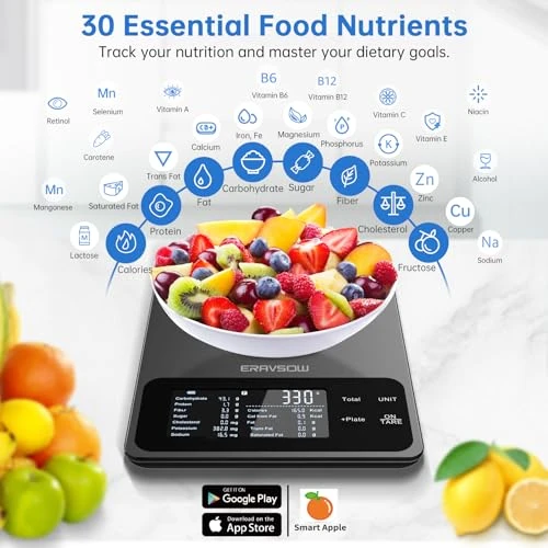 Smart Food Kitchen Scale with Nutritional Calculator — Smart Scale, ERAVSOW