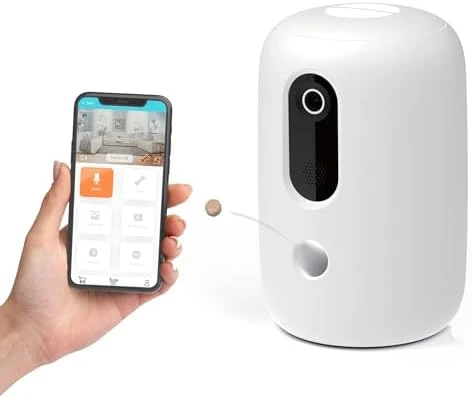 Smart Treat Thrower with HD Camera — Automatic Pet Feeder, Instachew