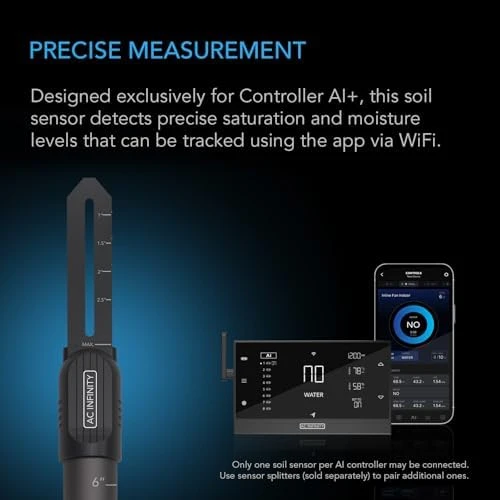 Soil Sensor Probe for AI Controllers — Soil Moisture Sensor, AC Infinity