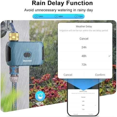 Water Timer with Brass Inlet — Irrigation System, Denvest