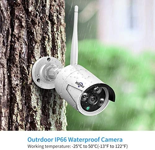 Wireless Pro WiFi Security Camera System, 16CH 4K NVR Kit, Corded Powered 8Pcs 5MP CCTV Home Security Camera System for... — Security Camera, Hiseeu