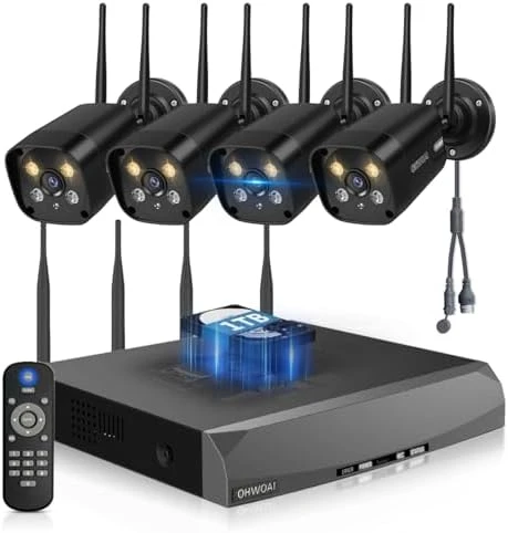 Wireless Security Camera System Outdoor — Security Camera, OHWOAI