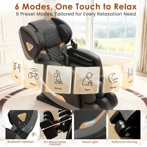 Zero Gravity Full-Body Shiatsu Massage Chair — Massage Chairs, GOLINYOUBIZ