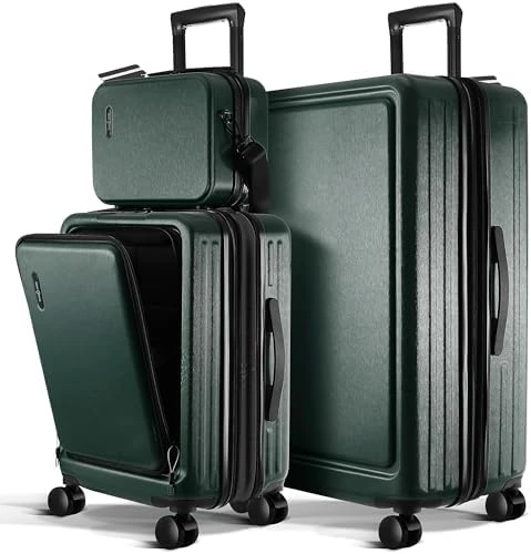 20 Inch Carry On Luggage with Cosmetic Case — Smart Luggage, TRAVELARIM