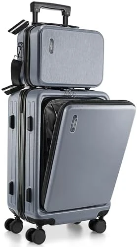 20 Inch Carry On Luggage with Cosmetic Case — Smart Luggage, TRAVELARIM
