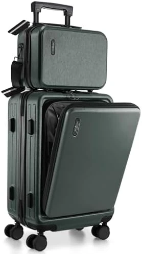 20 Inch Carry On Luggage with Cosmetic Case — Smart Luggage, TRAVELARIM