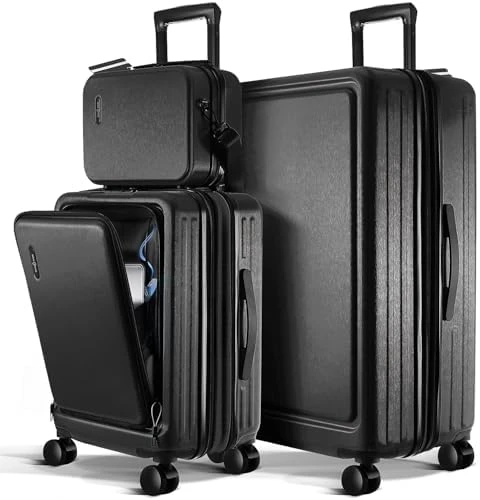 20 Inch Carry On Luggage with Cosmetic Case — Smart Luggage, TRAVELARIM