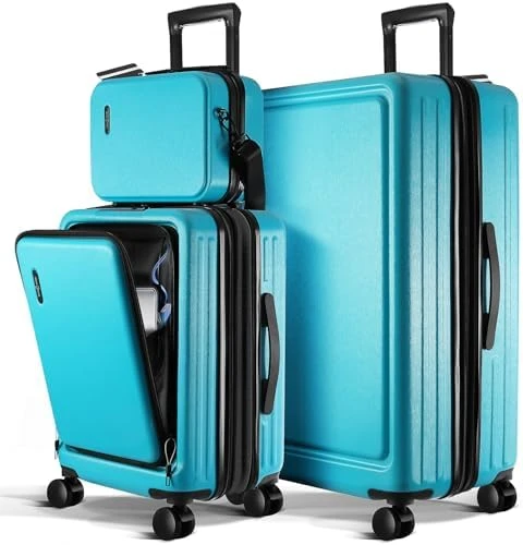 20 Inch Carry On Luggage with Cosmetic Case — Smart Luggage, TRAVELARIM