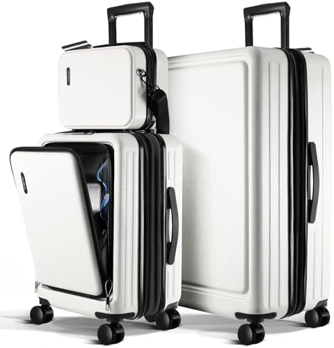 20 Inch Carry On Luggage with Cosmetic Case — Smart Luggage, TRAVELARIM