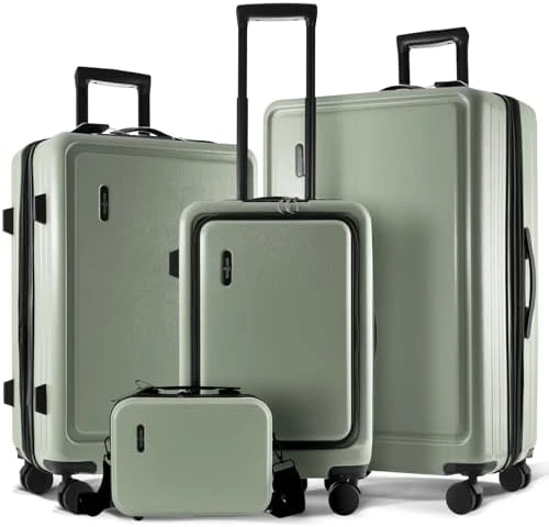 20 Inch Carry On Luggage with Cosmetic Case — Smart Luggage, TRAVELARIM