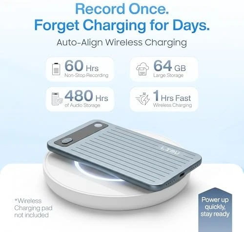 AI Voice Recorder with App Control — Translator Device, LIMU