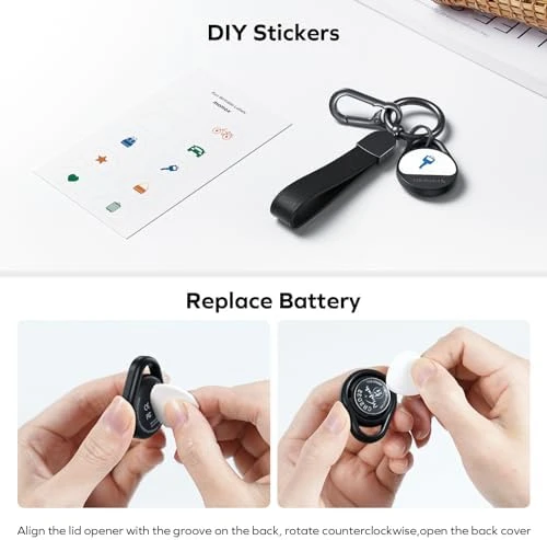 Air Tracker Tags 4 Pack — Dog GPS Tracker, MOMAX