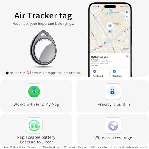 Bluetooth Tracker Tags — Dog GPS Tracker, QCOQ