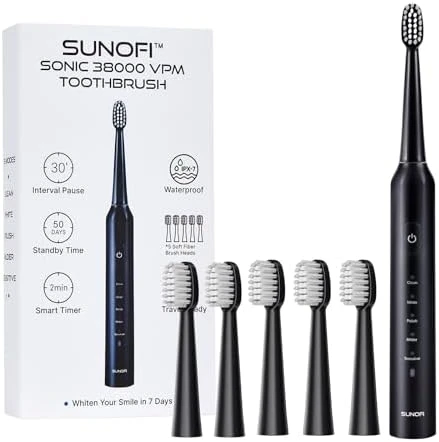 Electric Toothbrush Set for Adults — Electric Toothbrush, SunoFi