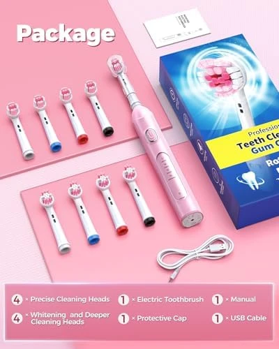 Rotating Electric Toothbrush for Adults — Electric Toothbrush, TEETHEORY