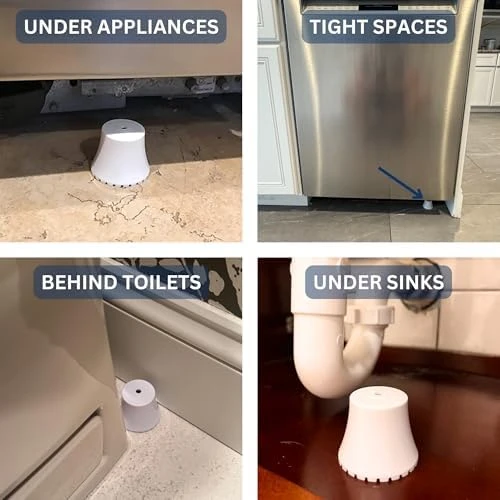 Small Water Leak Alarm 6-Pack — Water Shut Off Valve, Flood Buzz