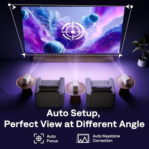 Smart Projector with Roku TV Streaming — Smart Projector, Aurzen