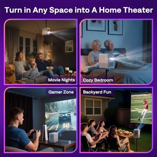 Smart Projector with Roku TV Streaming — Smart Projector, Aurzen