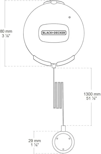 Smart Wi-Fi Water Sensor — Water Shut Off Valve, BLACK+DECKER
