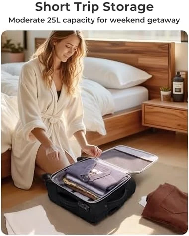 Underseat Carry On Luggage with Spinner Wheels — Smart Luggage, BAGSMART