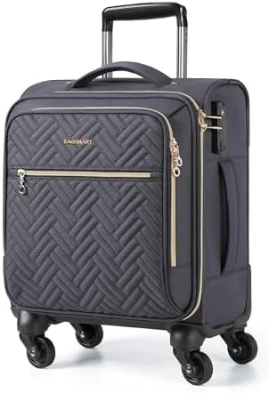 Underseat Carry On Luggage with Spinner Wheels — Smart Luggage, BAGSMART