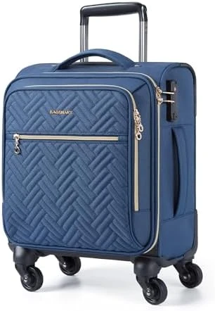Underseat Carry On Luggage with Spinner Wheels — Smart Luggage, BAGSMART