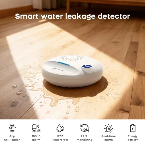 WiFi Water Leak Detector — Water Shut Off Valve, PGST