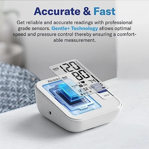 Automatic Digital Blood Pressure Monitor with Large Cuff — Blood Pressure Monitor, Alcedo