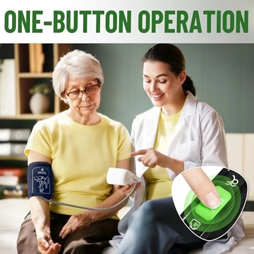 Automatic Upper Arm Blood Pressure Monitor with Adjustable Large Cuff — Blood Pressure Monitor, Uvital