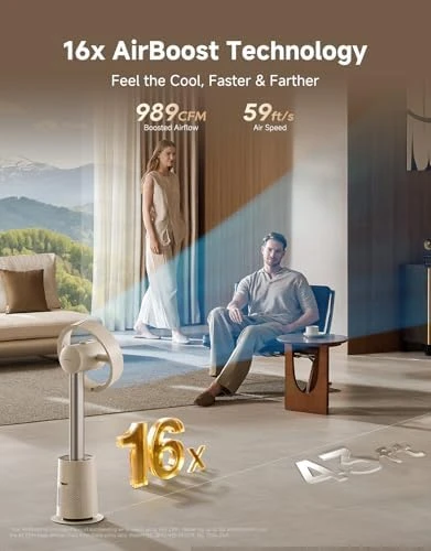 Bladeless Tower Fan — Smart Fan, Dreame