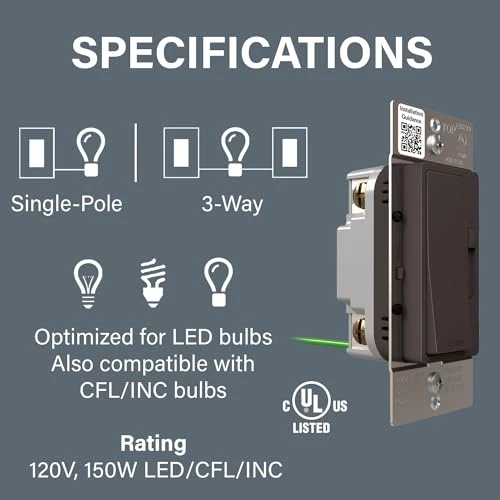 Dimmer Light Switch — Smart Switch, Legrand