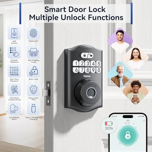 Fingerprint Door Lock — Smart Lock, Yeolet