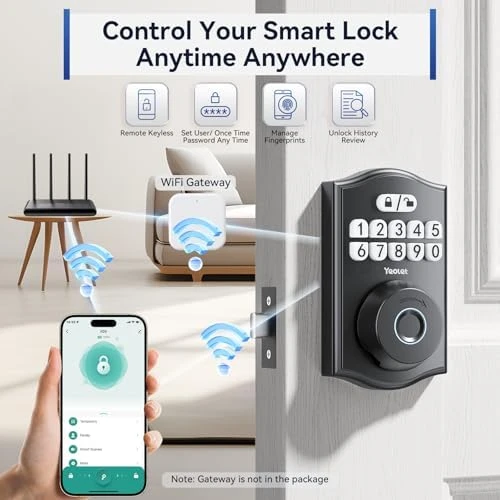 Fingerprint Door Lock — Smart Lock, Yeolet