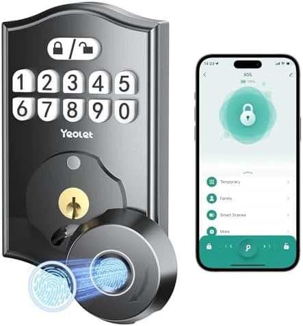 Fingerprint Door Lock — Smart Lock, Yeolet
