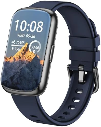 Fitness Tracker with Heart Rate, Blood Pressure, Blood Oxygen Monitor, Sleep Tracker, and Waterproof Design — Fitness Tracker, RLQA