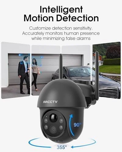 Outdoor Security Camera with Solar Panel — Security Camera, ARCCTV