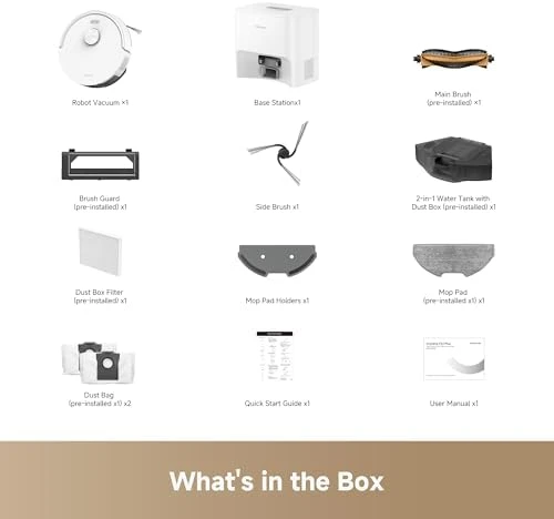 Robot Vacuum and Mop Combo — Robot Vacuum, Dreame