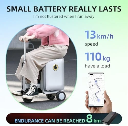 Smart Rideable Suitcase Electric Luggage Scooter — Smart Luggage, Airwheel