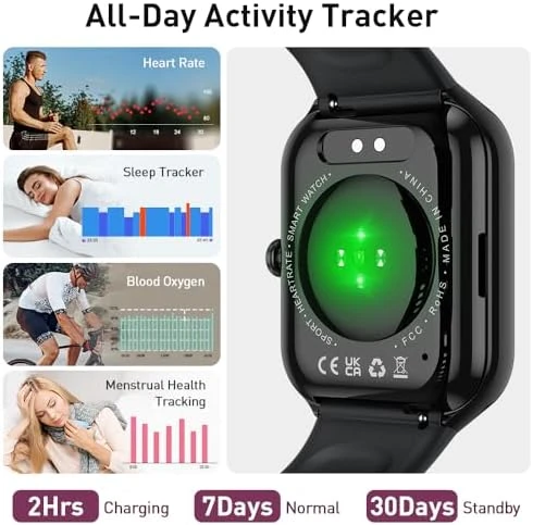 Smart Watch with Bluetooth Call and Health Monitoring — Smart Watch, Motast