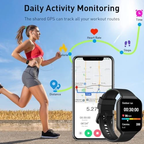 Smart Watch with Bluetooth Call and Health Monitoring — Smart Watch, Motast