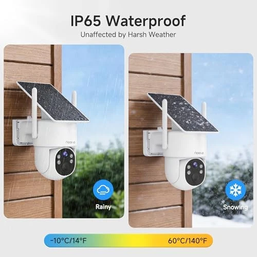 Solar Security Camera Wireless Outdoor — Security Camera, Noorio
