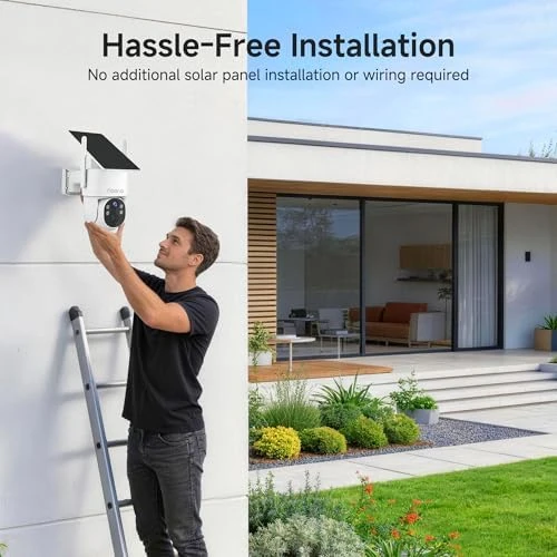 Solar Security Camera Wireless Outdoor — Security Camera, Noorio