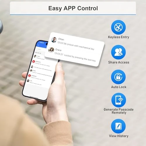 Wi-Fi Deadbolt Door Lock — Smart Lock, ApeStellar