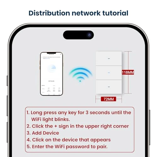 WiFi Light Switch — Smart Switch, LOUYSGEN