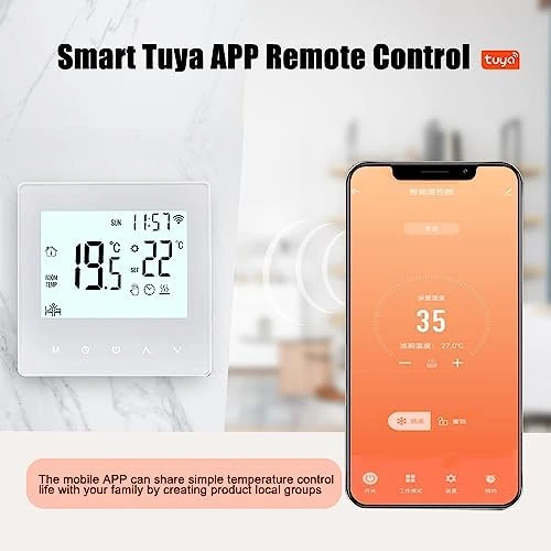 WiFi Thermostat for Electric Heating — Smart Thermostat, Aoresac