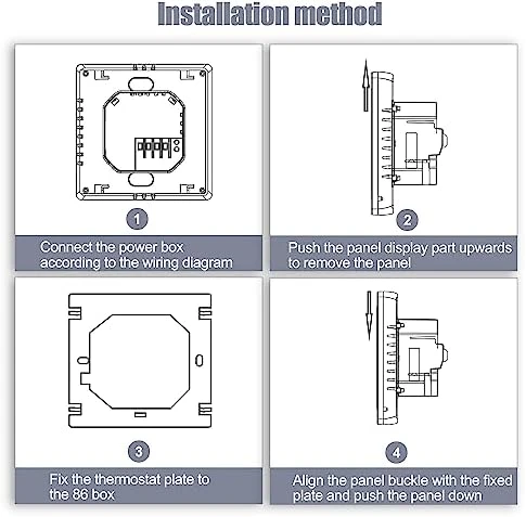 WiFi Thermostat for Electric Heating — Smart Thermostat, Aoresac