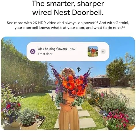 Wired Doorbell — Video Doorbell, Google