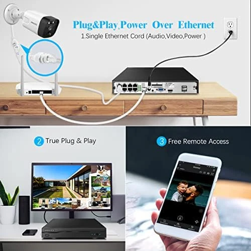 Wired Outdoor Security Camera System — Security Camera, OOSSXX