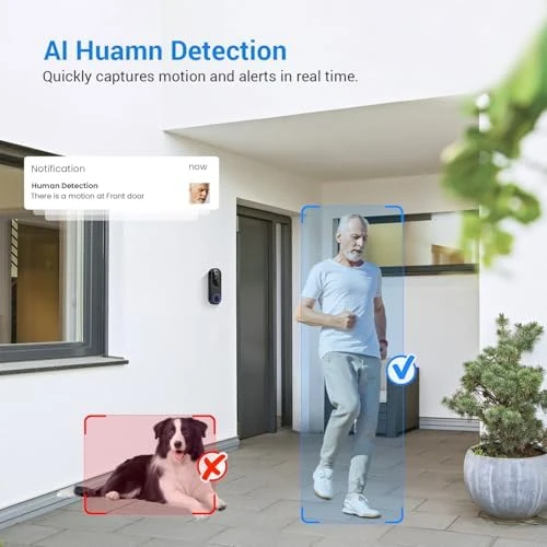 Wireless Video Doorbell Camera with Monitor — Video Doorbell, Crashirano