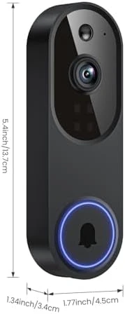 Wireless Video Doorbell Camera with Monitor — Video Doorbell, Crashirano
